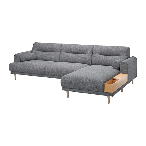 IKEA LÅNGARYD sofa w chaise, right Model Image