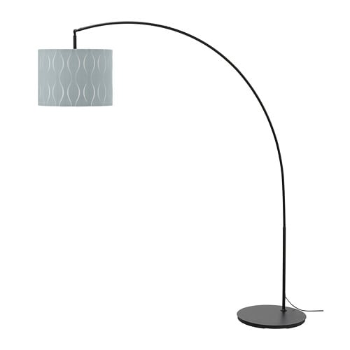 IKEA LÖKNÄS / SKAFTET floor lamp, arched Model Image