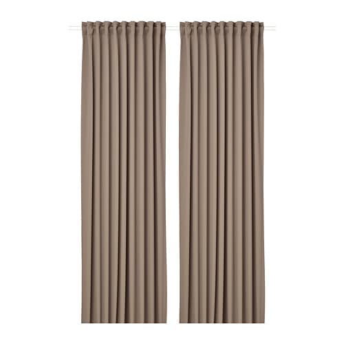 IKEA MAJGULL room darkening curtains, 1 pair Model Image