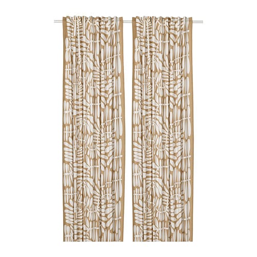 IKEA MAJSMOTT curtains, 1 pair Model Image