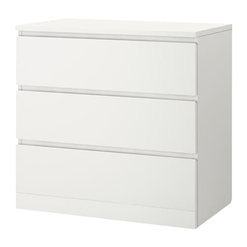 IKEA MALM 3-drawer chest Model Image