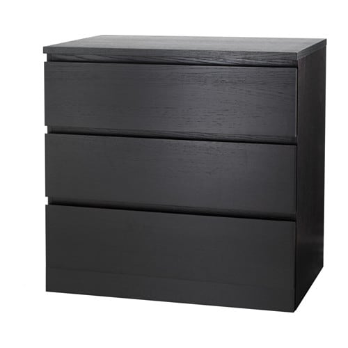 IKEA MALM 3-drawer chest Model Image