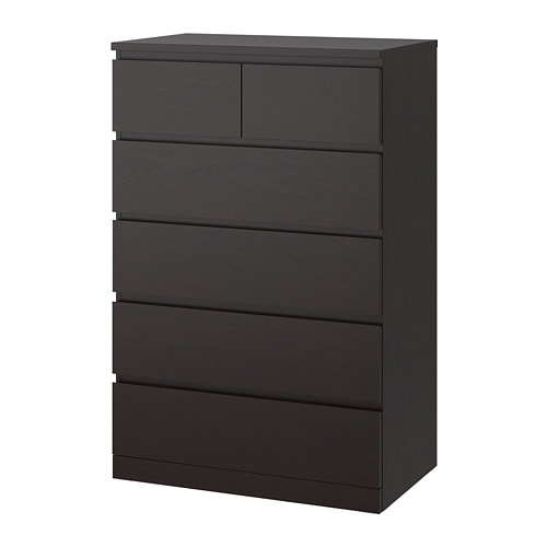 IKEA MALM 6-drawer chest Model Image