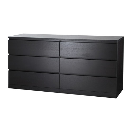 IKEA MALM 6-drawer dresser Model Image