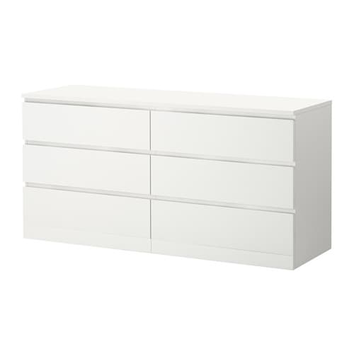 IKEA MALM 6-drawer dresser Model Image