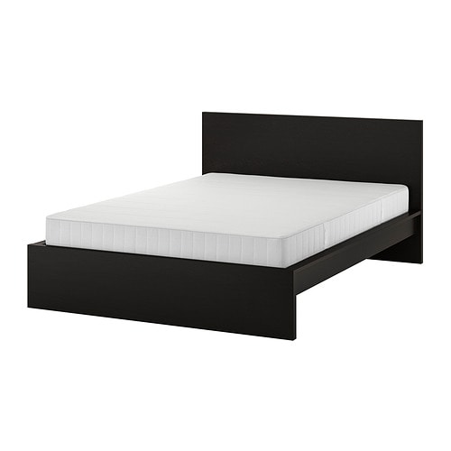 IKEA MALM bed frame with mattress Model Image