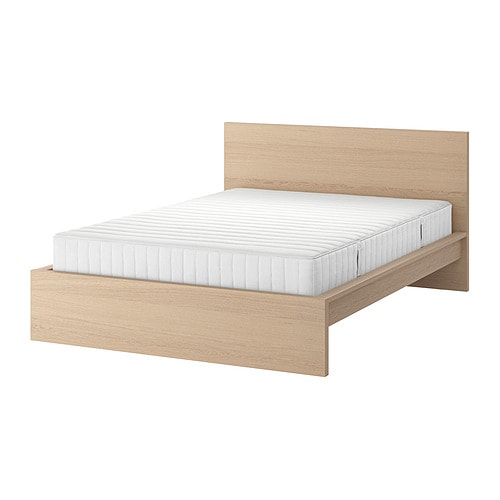 IKEA MALM bed frame with mattress Model Image