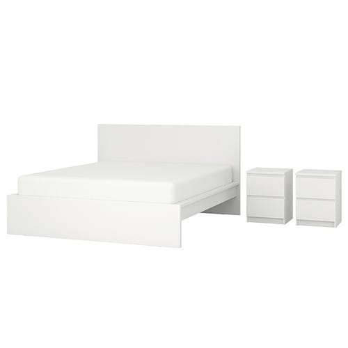 IKEA MALM bedroom furniture, set of 3 Model Image