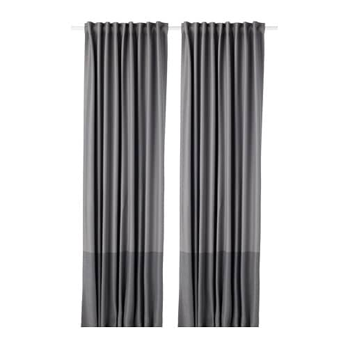 IKEA MARJUN room darkening curtains, 1 pair Model Image