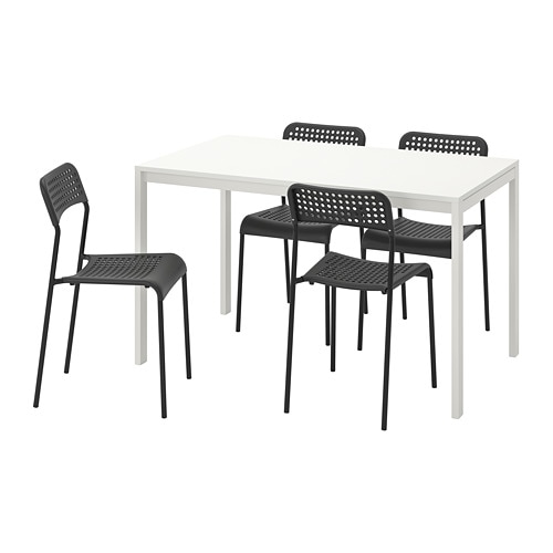 IKEA MELLTORP / ADDE table and 4 chairs Model Image