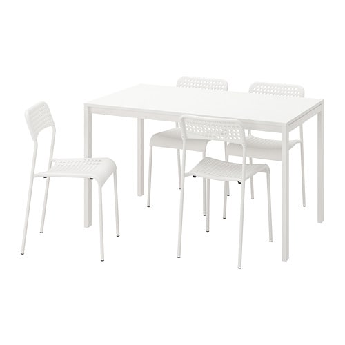 IKEA MELLTORP / ADDE table and 4 chairs Model Image