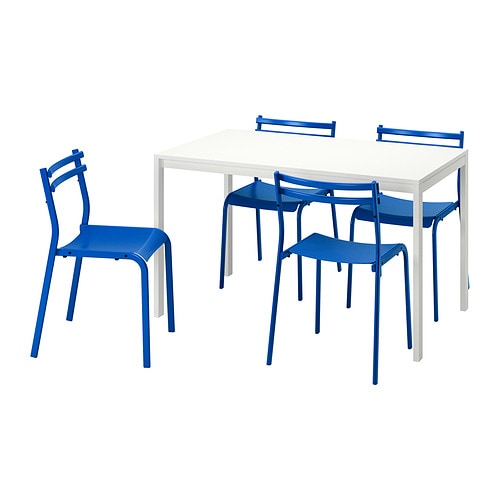 IKEA MELLTORP / GENESÖN table and 4 chairs Model Image