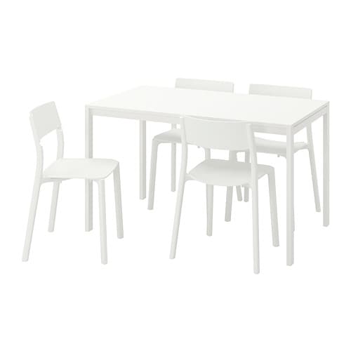 IKEA MELLTORP / JANINGE table and 4 chairs Model Image