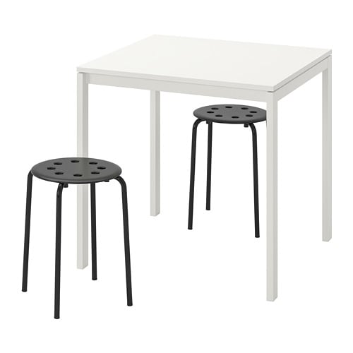 IKEA MELLTORP / MARIUS table and 2 stools Model Image