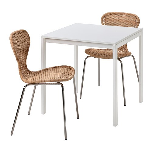 IKEA MELLTORP / ÄLVSTA table and 2 chairs Model Image