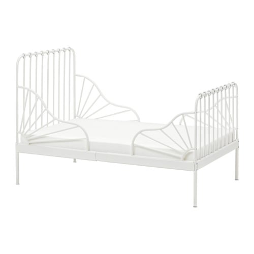 IKEA MINNEN ext bed frame with slatted bed base Model Image