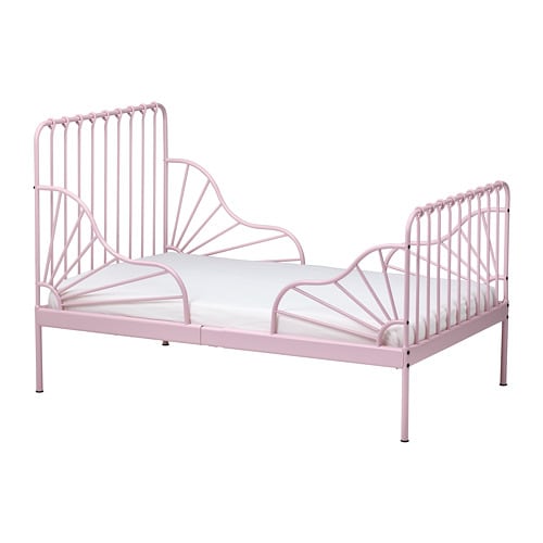 IKEA MINNEN ext bed frame with slatted bed base Model Image