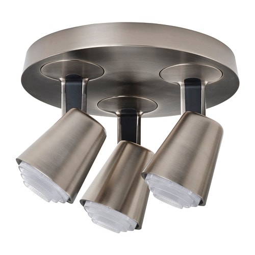 IKEA MONAZIT ceiling spotlight with 3 lights Model Image