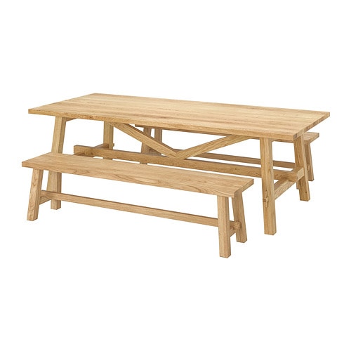 IKEA MÖCKELBY / MÖCKELBY table and 2 benches Model Image