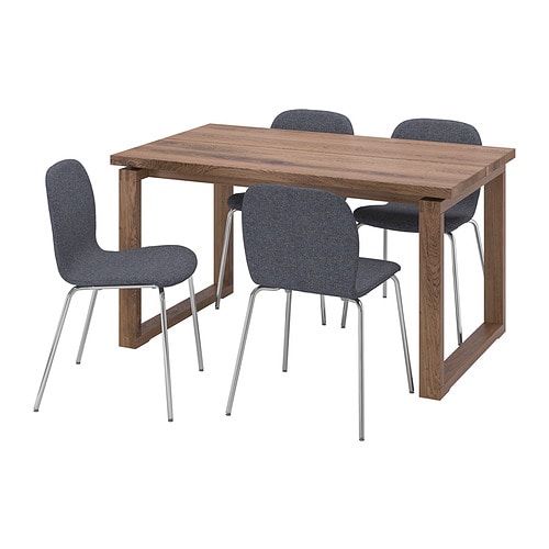 IKEA MÖRBYLÅNGA / KARLPETTER table and 4 chairs Model Image