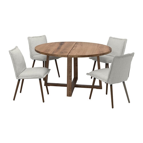 IKEA MÖRBYLÅNGA / KLINTEN table and 4 chairs Model Image