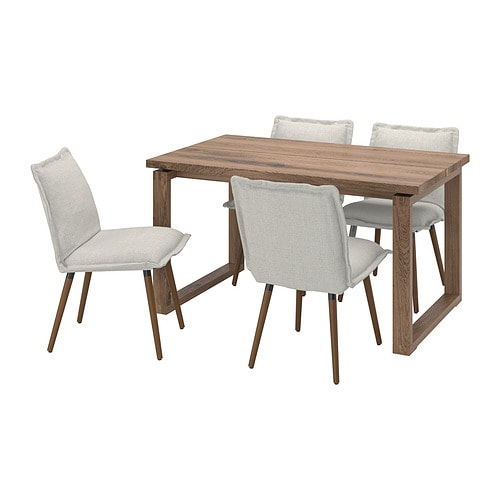 IKEA MÖRBYLÅNGA / KLINTEN table and 4 chairs Model Image