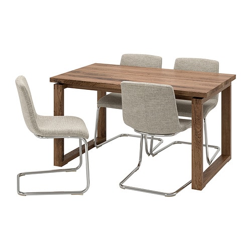 IKEA MÖRBYLÅNGA / LUSTEBO table and 4 chairs Model Image