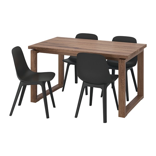 IKEA MÖRBYLÅNGA / ODGER table and 4 chairs Model Image