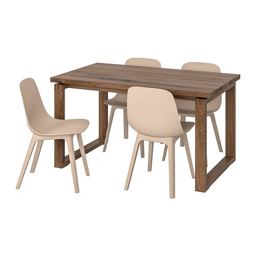 IKEA MÖRBYLÅNGA / ODGER table and 4 chairs Model Image