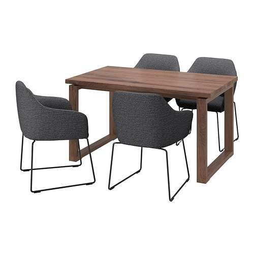 IKEA MÖRBYLÅNGA / TOSSBERG table and 4 chairs Model Image