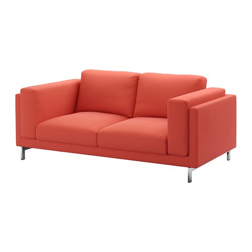 IKEA NOCKEBY loveseat cover Model Image