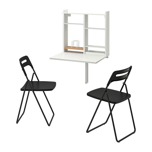 IKEA NORBERG / NISSE table and 2 chairs Model Image