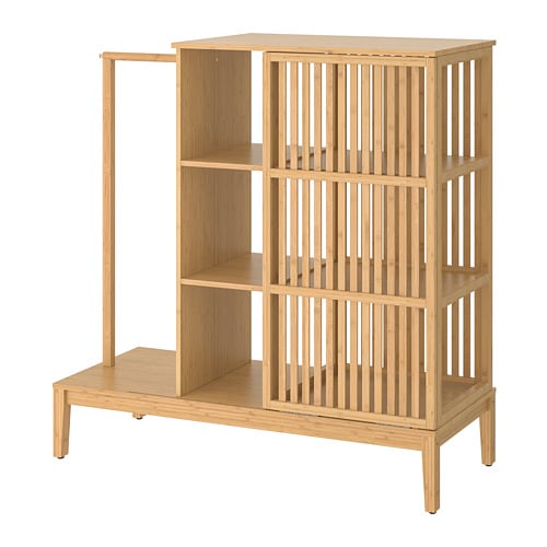 IKEA NORDKISA open wardrobe with sliding door Model Image