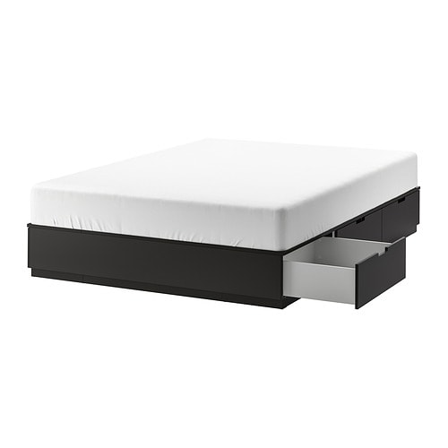 IKEA NORDLI bed frame with storage Model Image