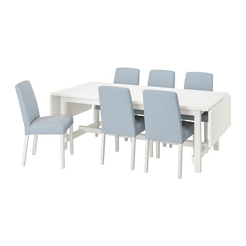 IKEA NORDVIKEN / BERGMUND table and 6 chairs Model Image