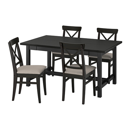 IKEA NORDVIKEN / INGOLF table and 4 chairs Model Image