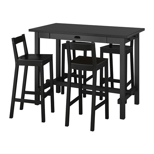 IKEA NORDVIKEN / NORDVIKEN bar table and 4 bar stools Model Image