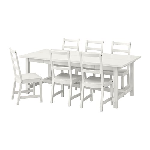 IKEA NORDVIKEN / NORDVIKEN table and 6 chairs Model Image