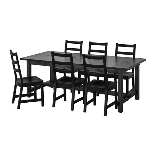 IKEA NORDVIKEN / NORDVIKEN table and 6 chairs Model Image