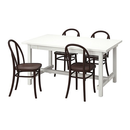 IKEA NORDVIKEN / SKOGSBO table and 4 chairs Model Image