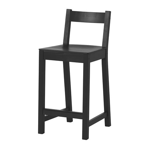 IKEA NORDVIKEN bar stool with backrest Model Image