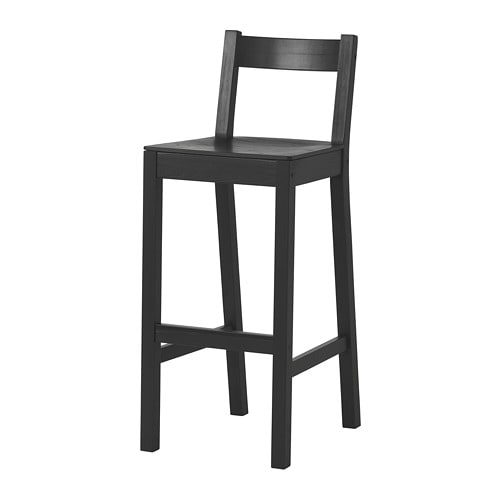 IKEA NORDVIKEN bar stool with backrest Model Image