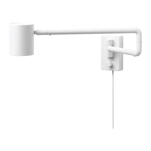 IKEA NYMÅNE wall lamp with swing arm Model Image