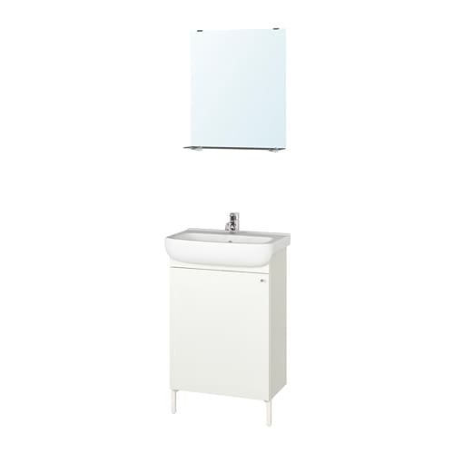 IKEA NYSJÖN / BJÖRKÅN bathroom furniture, set of 5 Model Image