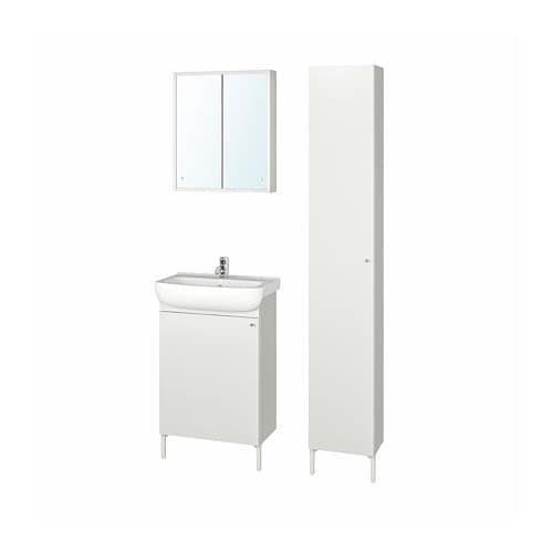 IKEA NYSJÖN / BJÖRKÅN bathroom furniture, set of 6 Model Image