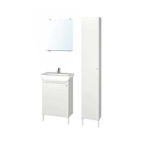 IKEA NYSJÖN / BJÖRKÅN bathroom furniture, set of 6 Model Image