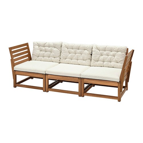 IKEA NÄMMARÖ 3-seat modular sofa, outdoor Model Image