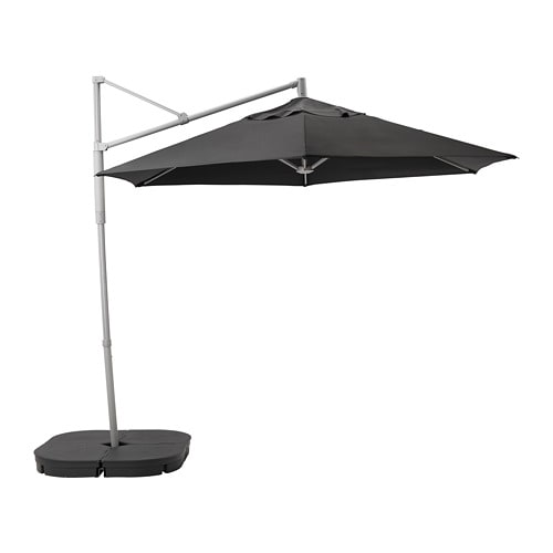 IKEA OXNÖ / LINDÖJA hanging umbrella with base Model Image