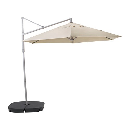 IKEA OXNÖ / LINDÖJA hanging umbrella with base Model Image