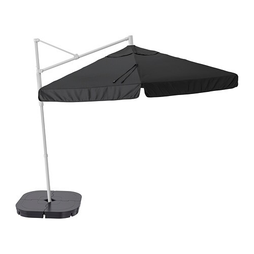 IKEA OXNÖ / VÅRHOLMEN hanging umbrella with base Model Image